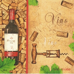 Serwetka -272-   wino